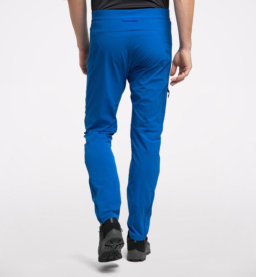 Haglöfs Mens Lizard Softshell Pants Blue New Zealand 64820JEZO
